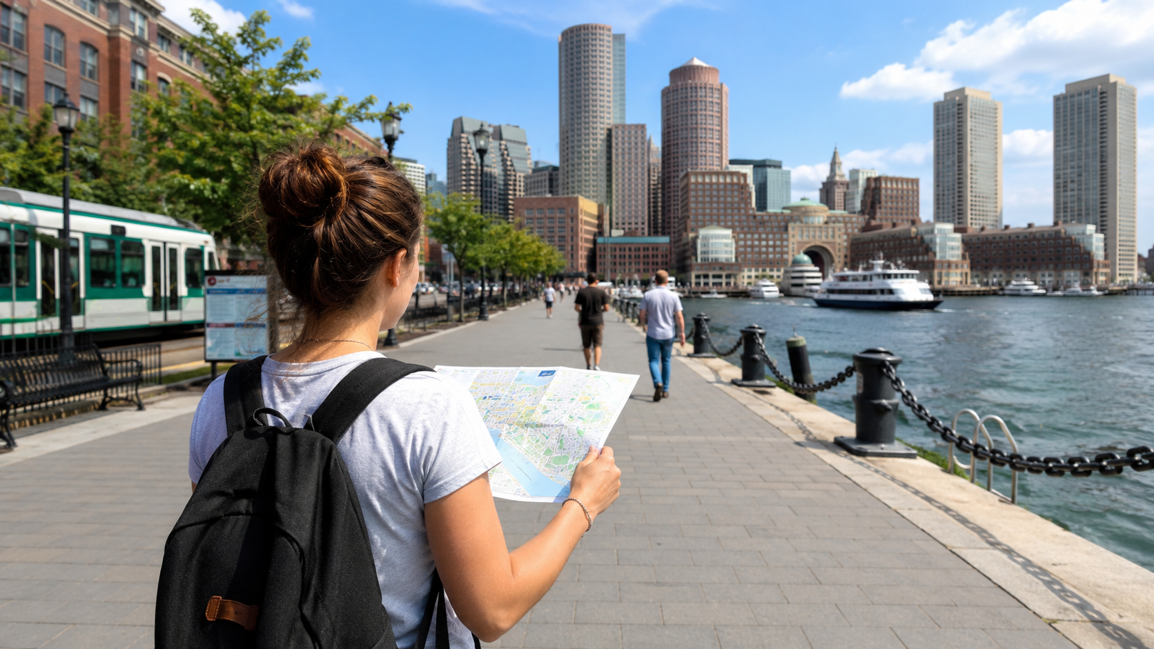 A collage of approachable United States travel destinations for first-time travelers.